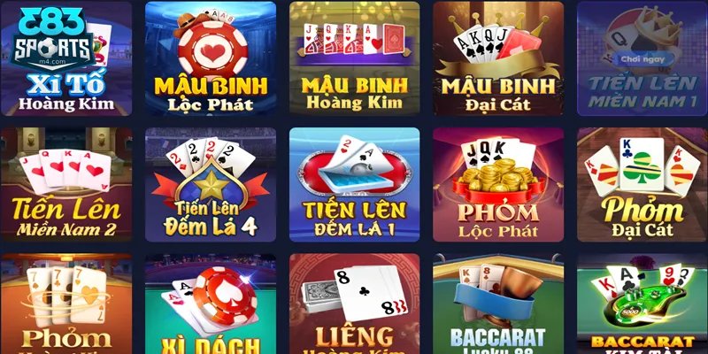 Game Bài 383sports – Địa Chỉ Chơi Game Bài Hàng Đầu Việt Nam 383Sports có những game bài nào hấp dẫn hiện nay?