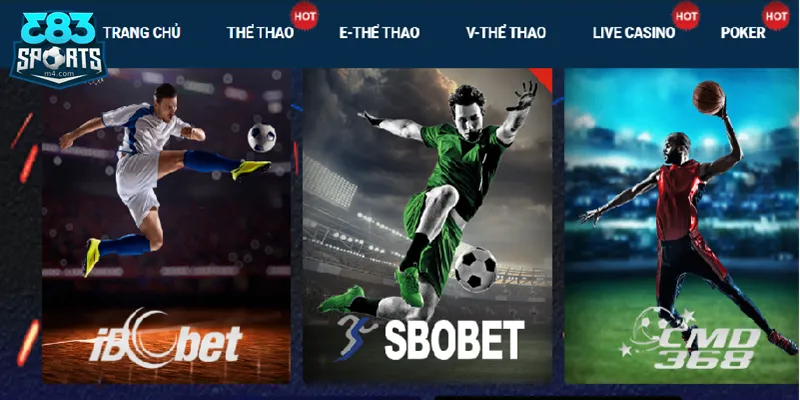 Thể Thao 383sports – Sảnh Cược Hội Tụ Các Kèo Ngon Tỷ Lệ Thắng Cao Các bộ môn thể thao cá cược phổ biến tại 383sports